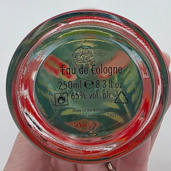 Oilily Eau de Cologne 250ml 8.3 fl oz Vintage 2003 Floral Glass Splash Bottle - Picture 4 of 5